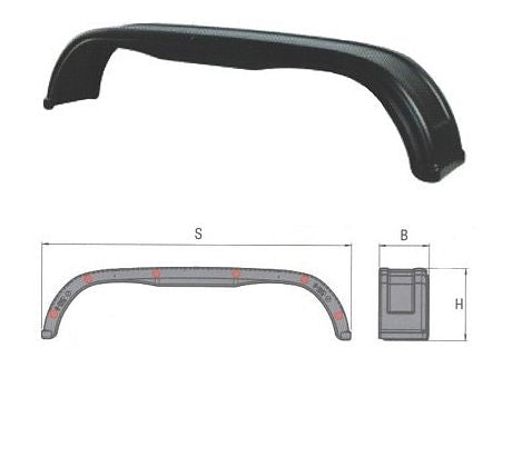 Blatník na prívesný vozík