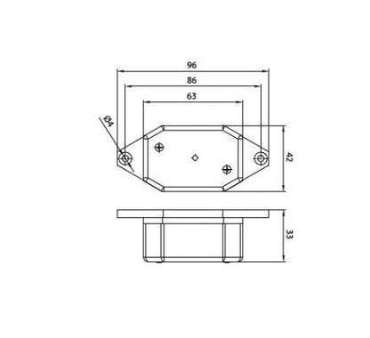 Svetlo biele FT-001 BIII FRISTOM