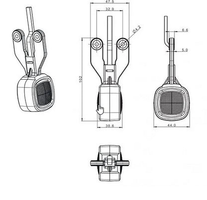 Svetlo B-Č visiace FT-141 LED FRISTOM