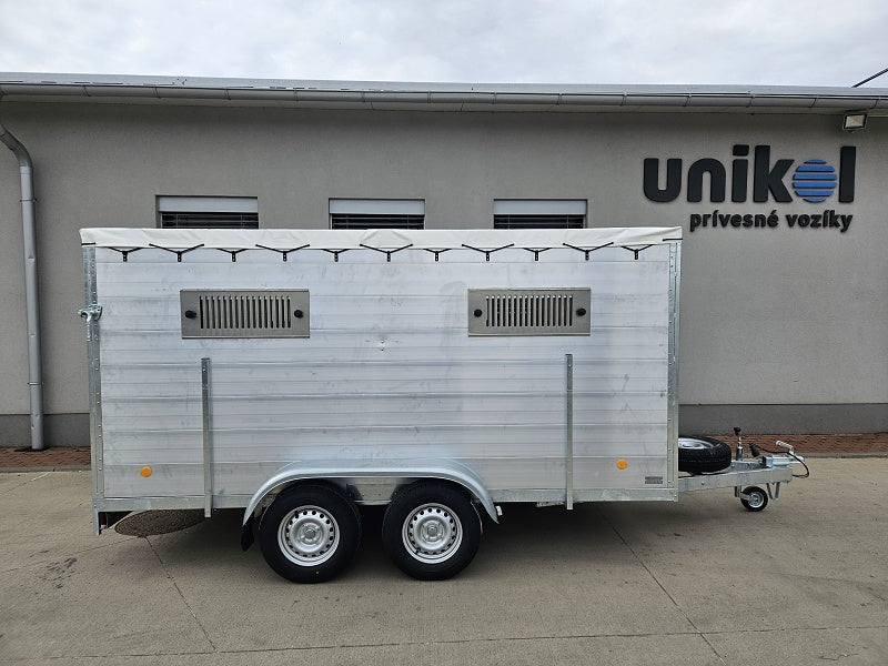 Prepravník zvierat ALU KVLP PB2 13DB 2000 kg 1500 x 3000