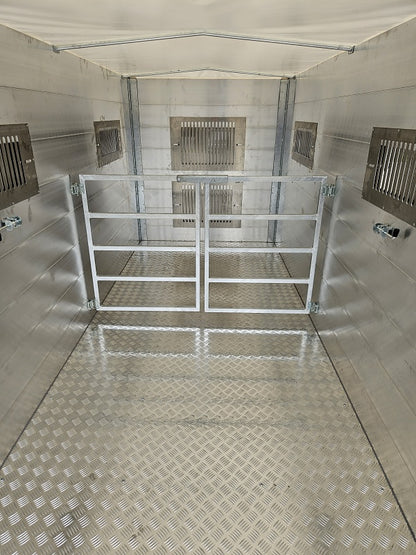 Prepravník zvierat ALU KVLP PB2 13DB 2000 kg 1800 x 3500