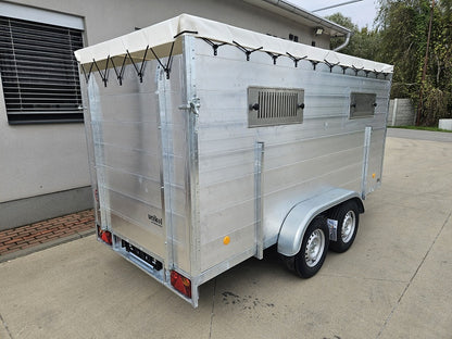 Prepravník zvierat ALU KVLP PB2 13DB 2000 kg 1800 x 3500