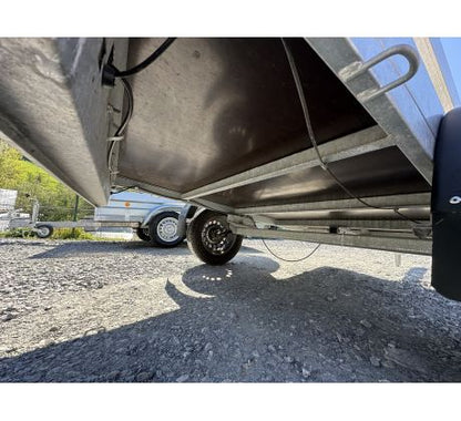 Prívesný vozík vyklápací 1250 x 2500 zosilnená náprava 1000 kg