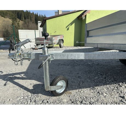 Prívesný vozík vyklápací 1250 x 2500 zosilnená náprava 1000 kg