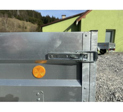 Prívesný vozík vyklápací 1250 x 2500 zosilnená náprava 1000 kg