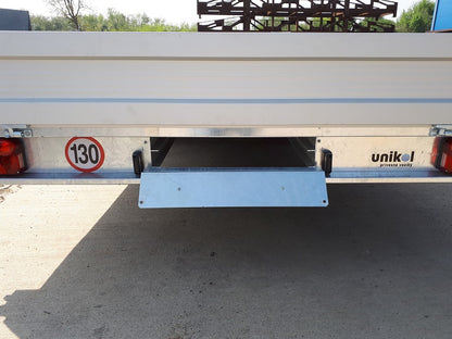 Brzdený príves dvojnápravový 2000kg - 2000x5000 kolesá pod