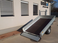 Prívesný vozík brzdený vyklápací 1300kg - 2000x3000