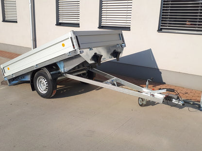 Prívesný vozík brzdený vyklápací 1300kg - 2000x3000