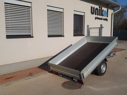 Prívesný vozík brzdený vyklápací 1300kg - 2000x3000