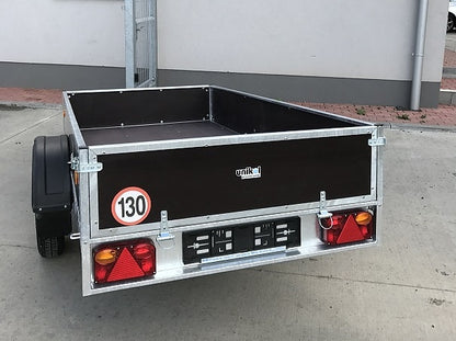 Prívesný vozík Preglejkové bočnice 1250x2000