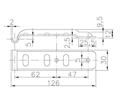 Protikus uzáveru bočnice BVG 10-B