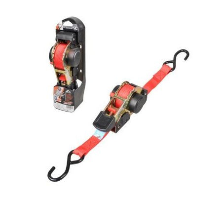 Samonavíjací popruh s račňou