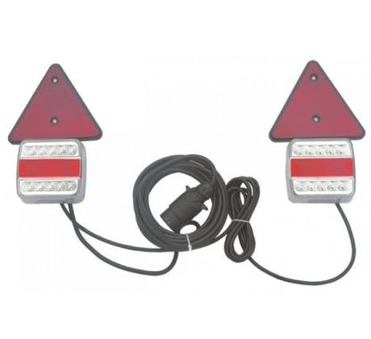 Set svetiel LED s magnetom a trojuholníkom  L1856 KAMAR