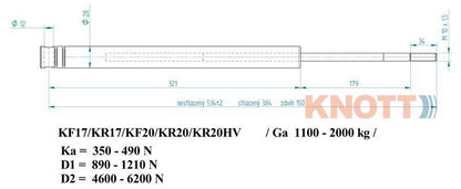 Tlmič nájazdovej brzdy KNOTT