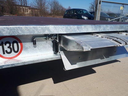 Uloženie nájazdov pod ložnou plochou KVLP