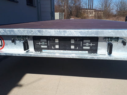 Uloženie nájazdov pod ložnou plochou KVLP