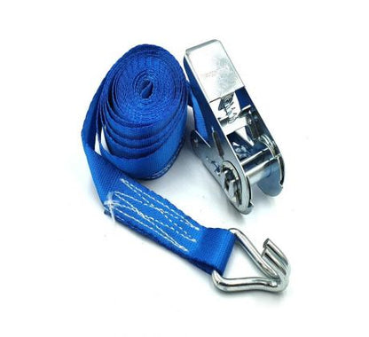 Upínací pás s račňou dvojdielny s hrotovými hákmi, nosnosť 800 kg (Forankra, 2022, 6 m, 25 mm, 800, Modrá)