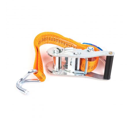 Gurtna 3T - Upínací pás s račňou dvojdielny s hrotovými hákmi (Forankra, 2022, 6 m, 35 mm, 3 000, Oranžová)