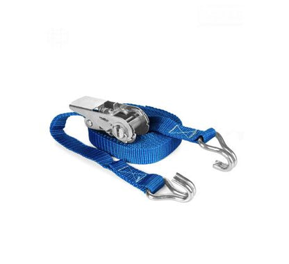 Upínací pás s račňou dvojdielny s hrotovými hákmi, nosnosť 800 kg (Forankra, 2022, 6 m, 25 mm, 800, Modrá)