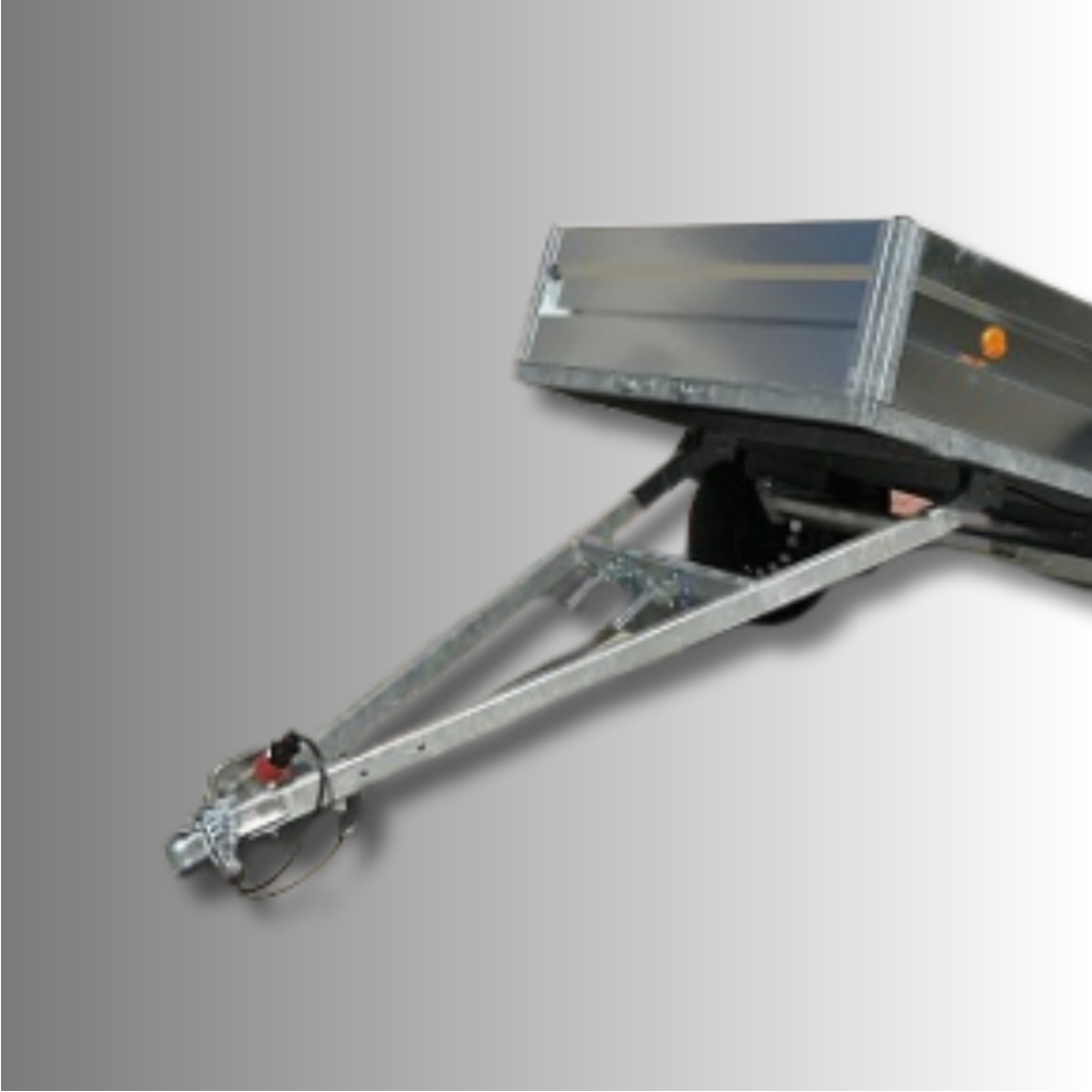 Vyklápanie ložnej plochy jednoduché - súčasť prívesu