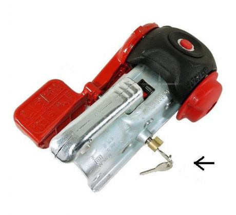 Zámok na prívesný vozík