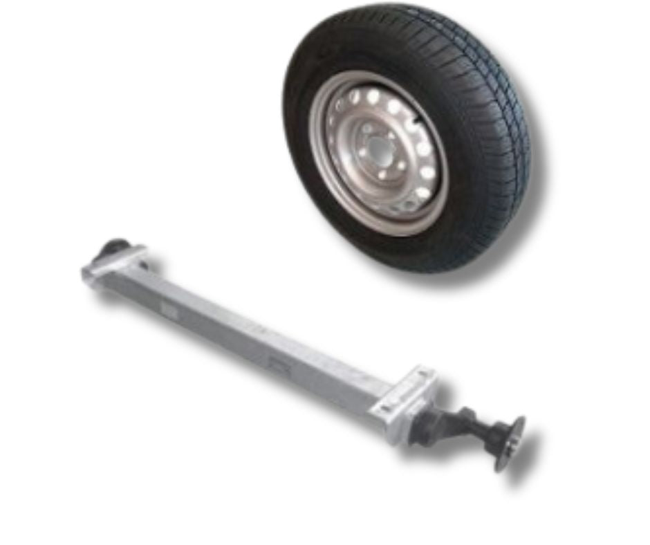 Zosilnená náprava na 1300kg+kolesá C