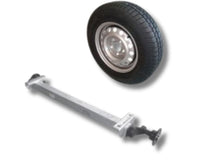 Zosilnená náprava na 1300kg+kolesá C