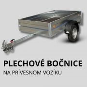 Prívesný vozík-Plechové bočnice