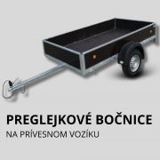 Prívesný vozík-Preglejkové bočnice