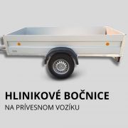 Prívesný vozík-Hliníkové bočnice