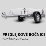 Prívesné vozíky-Preglejkové bočnice kolesa vedľa ložnej plochy