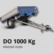 Brzdený vozík do 1000kg