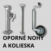 Oporné nohy a kolieska