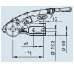 Stabilizačný kĺb AKS 3504+zámok Safety